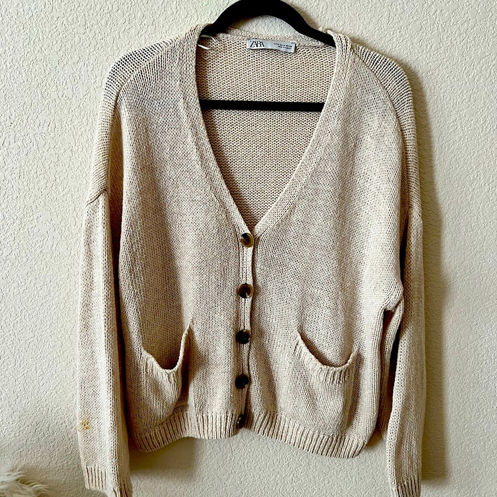 Zara Sweater Button front
